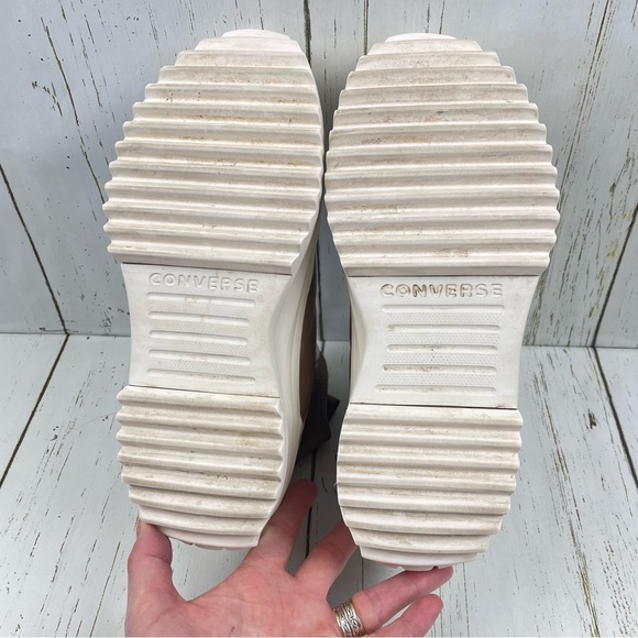 Converse Run Star Hike Chuck‎ Taylor Leather High Top Platform Sneakers. - Picture 11 of 16